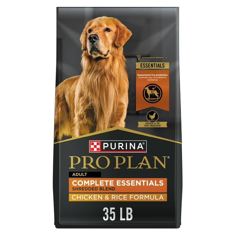 Pro Plan Adult Complete Essentials Shredded Blend Chicken & Rice with Probiotics Dry Dog Food Pro Plan Adult Complete Essentials Shredded Blend Chicken & Rice with Probiotics Dry Dog Food