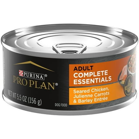 Purina Pro Plan Complete Essentials Wet Dog Food, Chicken & Julienne Carrots, 5.5 oz Cans (24 Pack)