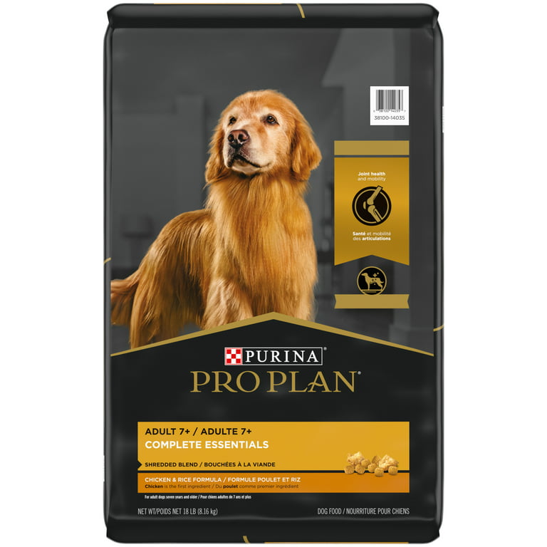 Purina Pro Plan Complete Essentials for Adult Dogs Rice, 18 lb Bag - Walmart.com