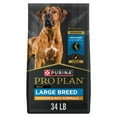 thumbnail image 1 of Purina Pro Plan Dry Dog Food for Large Adult Dogs High Protein,  Real Chicken & Rice, 34 lb Bag, 1 of 12