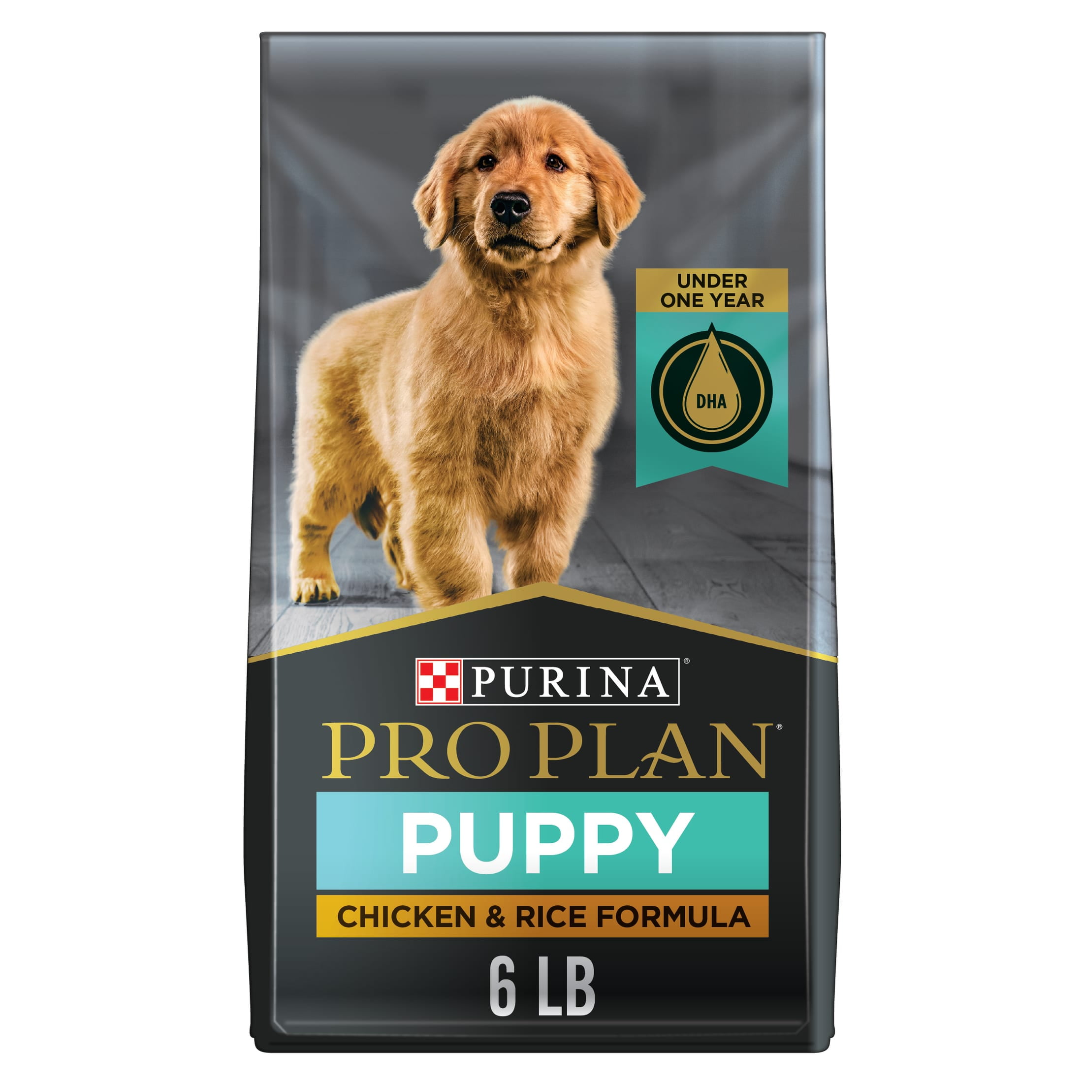 Purina Pro Plan High Protein Dry Puppy Food, Chicken and Rice Formula, 6 lb. Bag