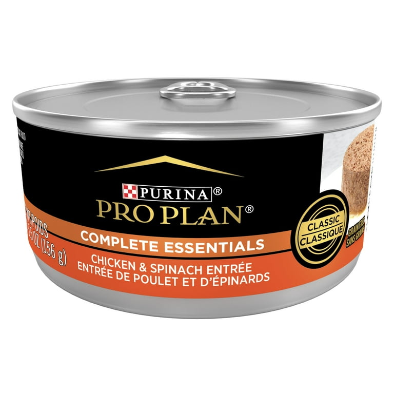 Purina Pro Plan, Grain-Free Chicken & Spinach Entree, Wet Cat Food