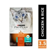 Purina Pro Plan High Protein Cat Food With Probiotics for Cats, Chicken and Rice Formula, 3.5 lb. Bag