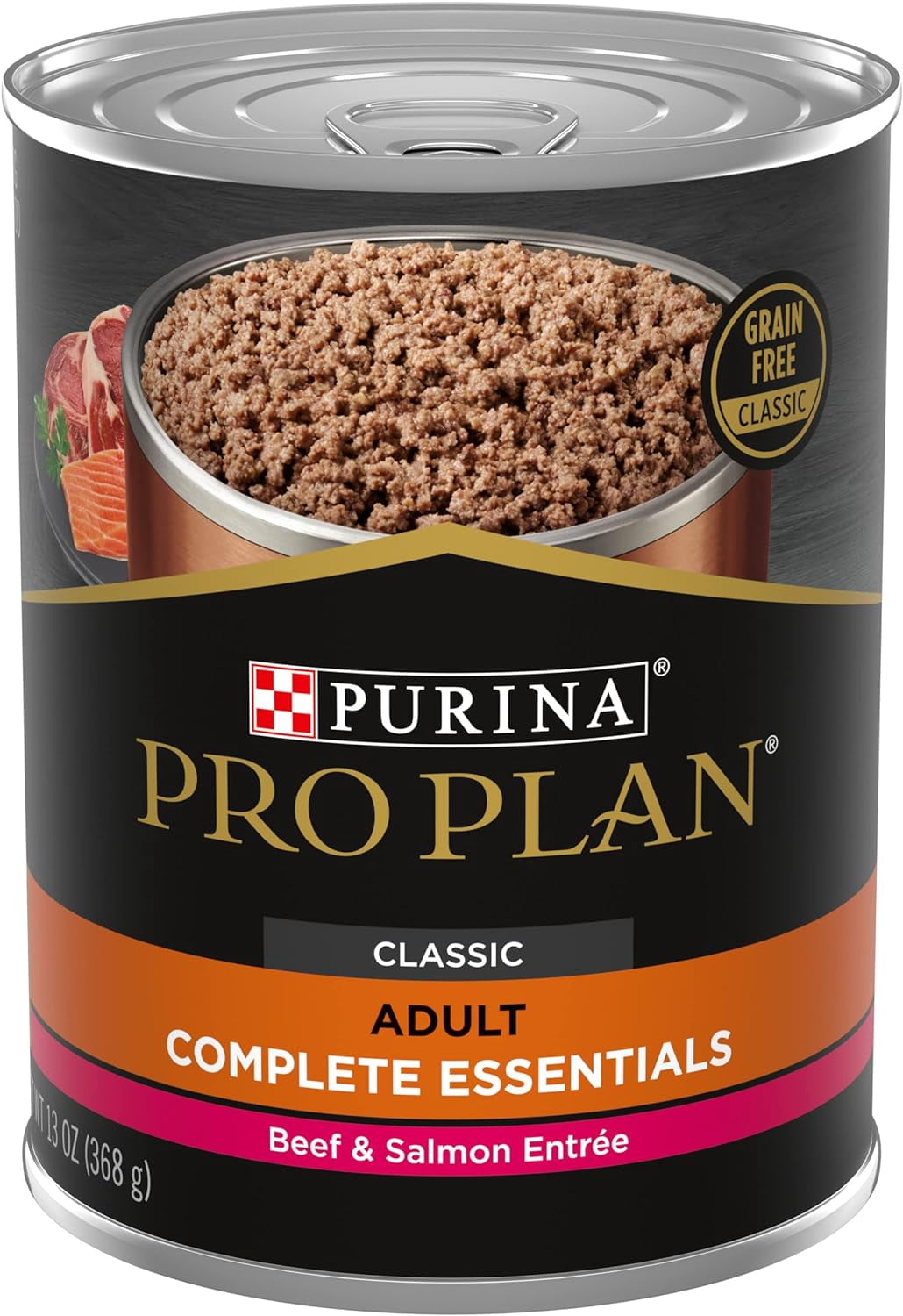 Purina Pro Plan High Protein, Grain Free Wet Dog Food, Beef and Salmon