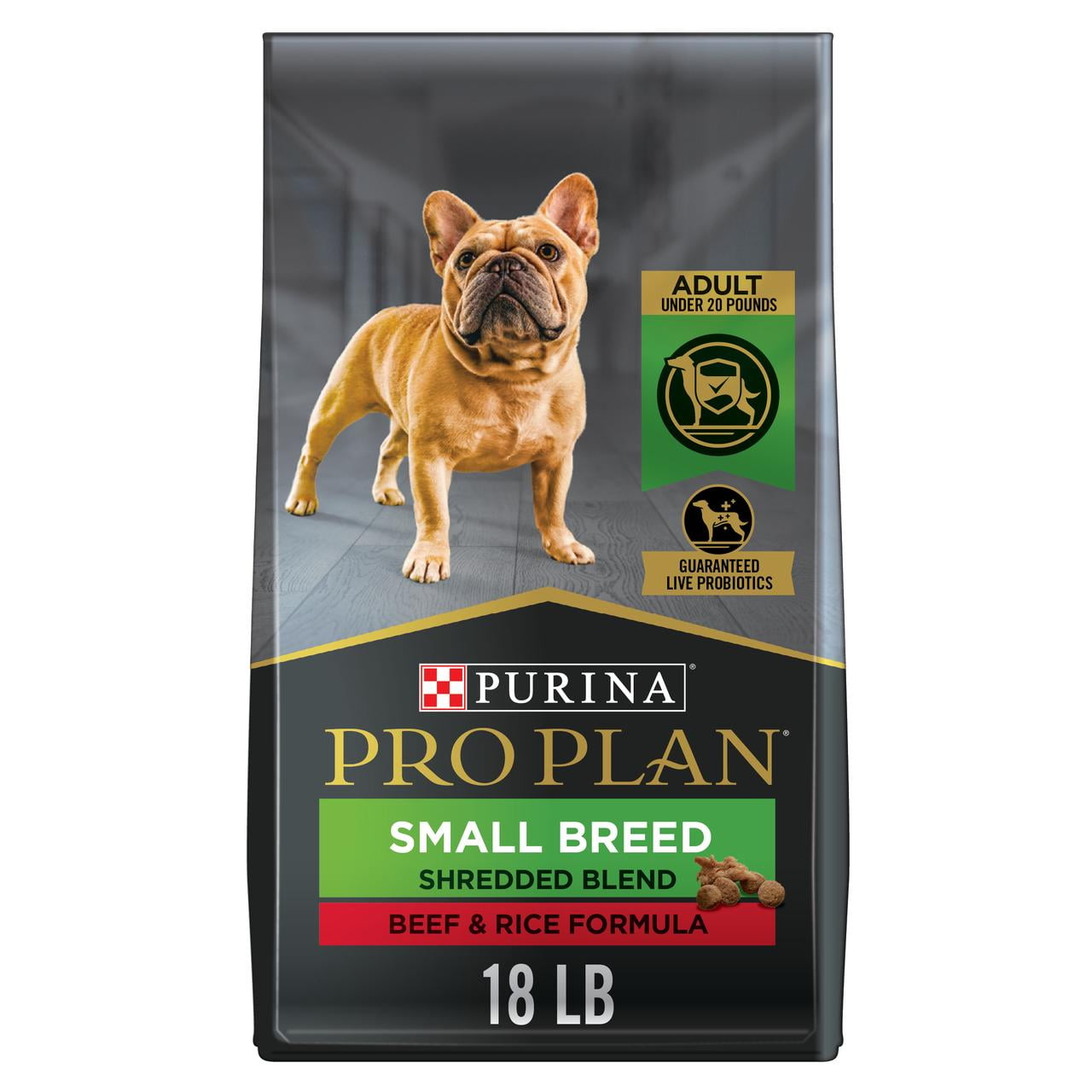 Purina Pro Plan High Protein Small Breed Dog Food Shredded