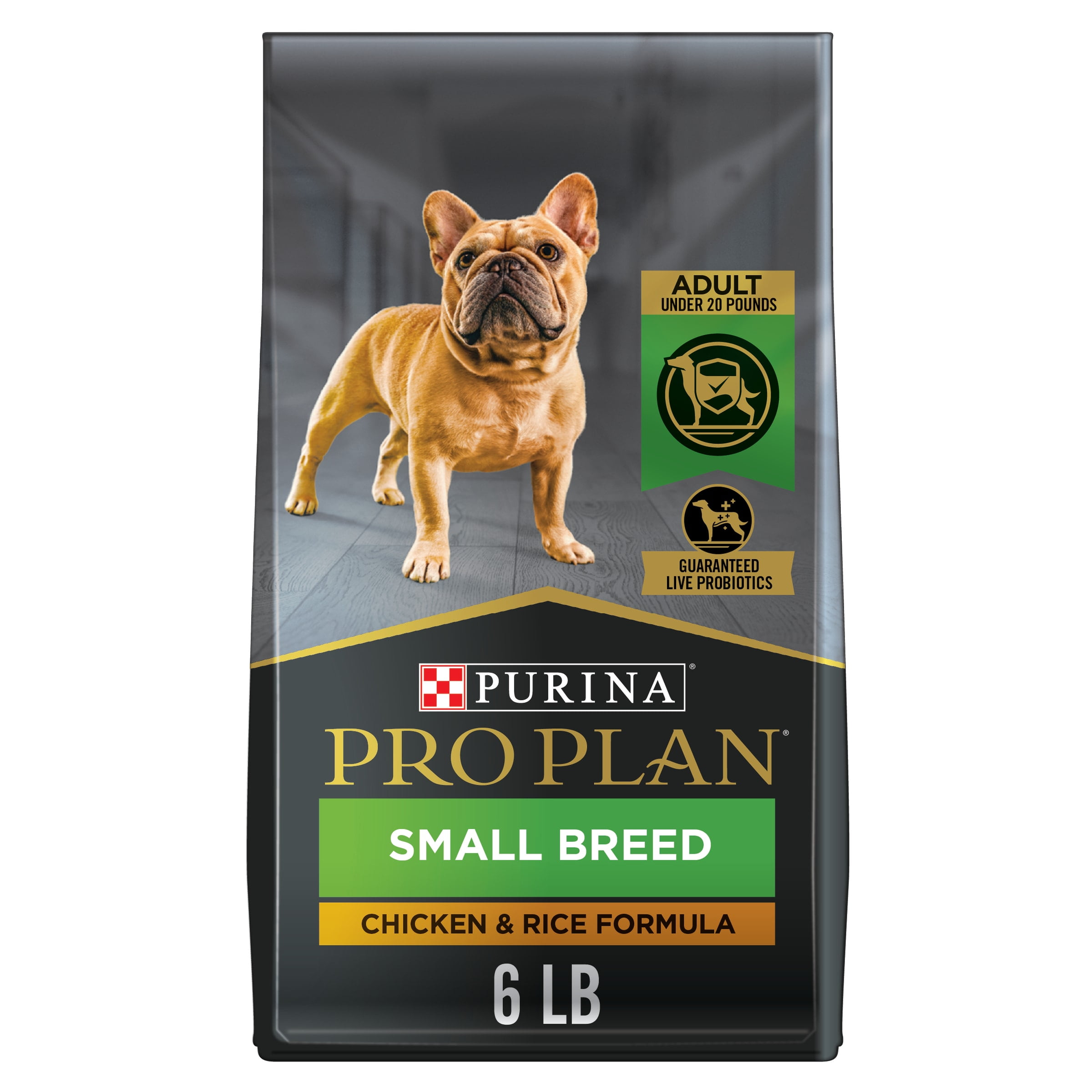 Purina Pro Plan Small Breed Dry Dog Food for Adults, High Protein Chicken & Rice Formula, 6 lb Bag