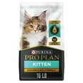 thumbnail image 1 of Purina Pro Plan Kitten Dry Kitten Food, Chicken & Rice, 16 lb Bag, 1 of 11