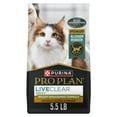 thumbnail image 1 of Purina Pro Plan LiveClear Cat Food Weight Management and Cat Allergen Reducer Chicken and Rice Formula, 5.5 lb Bag, 1 of 11
