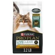 Purina Pro Plan LiveClear Cat Food 7+ Cat Allergen Reducer Chicken and Rice Formula Dry Cat Food