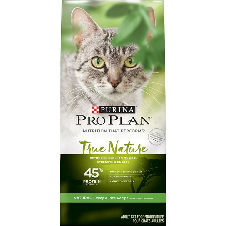 Purina Pro Plan Natural High Protein Dry Cat Food TRUE NATURE 45