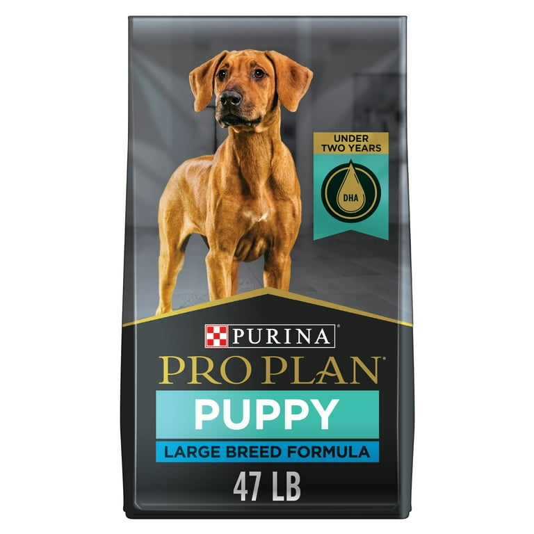 Purina Pro Plan Puppy Dry Dog Food for Large Breeds High Protein Real Chicken Rice 47 lb Bag