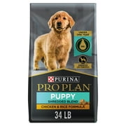 Purina Pro Plan Puppy Dry Dog Food for Under 1 Year, Real Chicken & Rice, 34 lb Bag