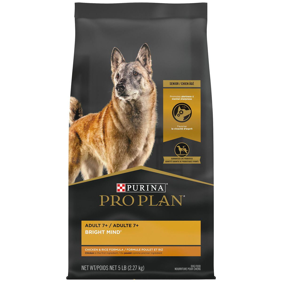 Purina Pro Plan Senior Dog Food With Probiotics for Dogs, Bright Mind 7