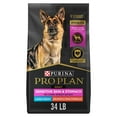 thumbnail image 1 of Purina Pro Plan Sensitive Skin and Sensitive Stomach Dog Food Large Breed Salmon and Rice Formula, 34 lb Bag, 1 of 14