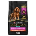 thumbnail image 1 of Purina Pro Plan Sensitive Skin and Sensitive Stomach Dog Food Puppy Salmon and Rice Formula, 24 lb Bag, 1 of 12
