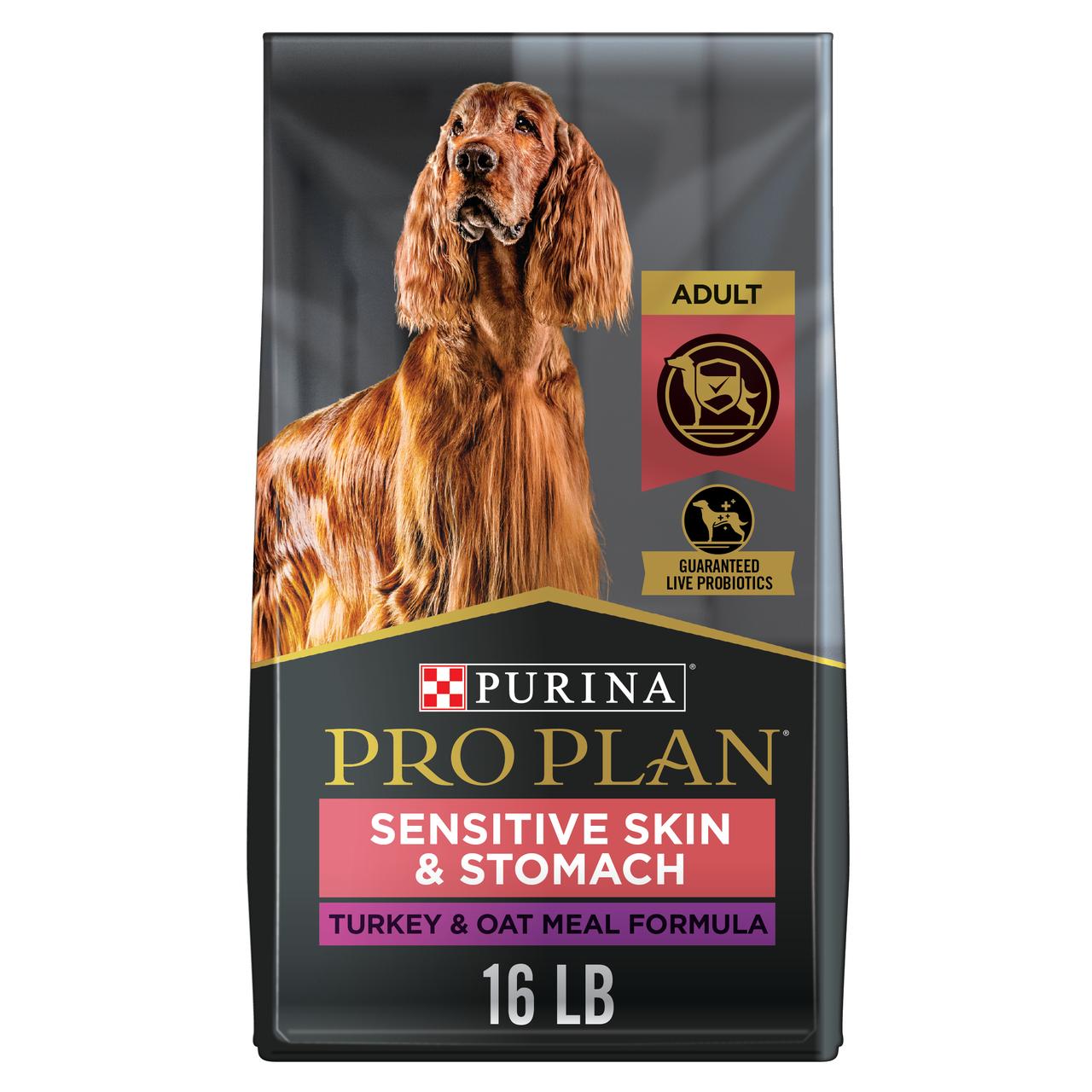 Purina Pro Plan Sensitive Skin And Stomach Dog Food With Probiotics For Dogs Turkey Oat Meal