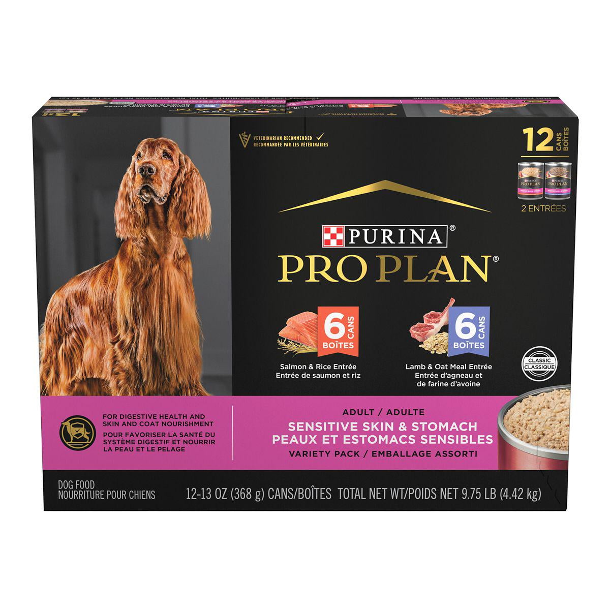 Purina Pro Plan Sensitive Skin and Stomach Salmon and Lamb Variety Pack
