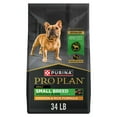 thumbnail image 1 of Purina Pro Plan Small Breed Dog Food Shredded Blend Chicken and Rice Formula with Guaranteed Live Probiotics, 34 lb Bag, 1 of 12