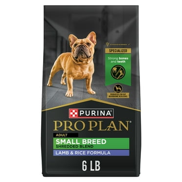 Purina Pro Plan High Protein Small Breed High Protein Dog Food Dry Shredded Blend Lamb and Rice Formula
