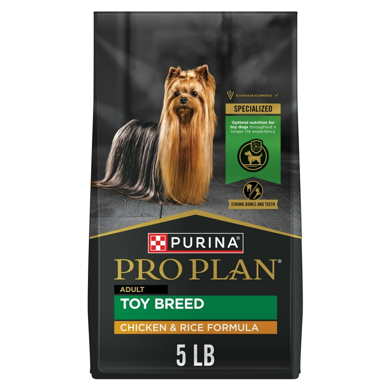 Purina Pro Plan Toy Breed Dog Food with Chicken and Rice, Live
