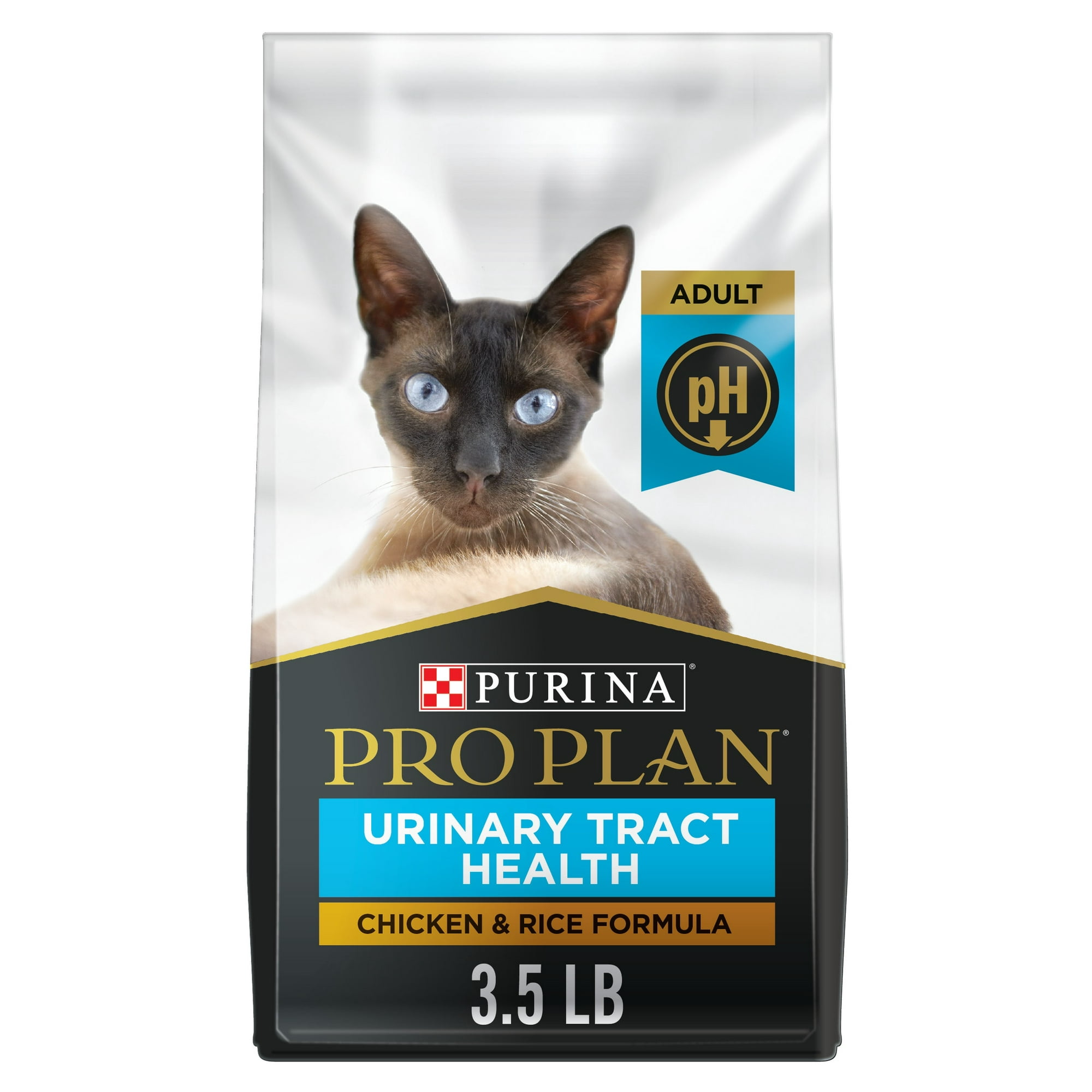 Purina Pro Plan Urinary Tract Cat Food, Chicken and Rice Formula, 3.5 lb. Bag