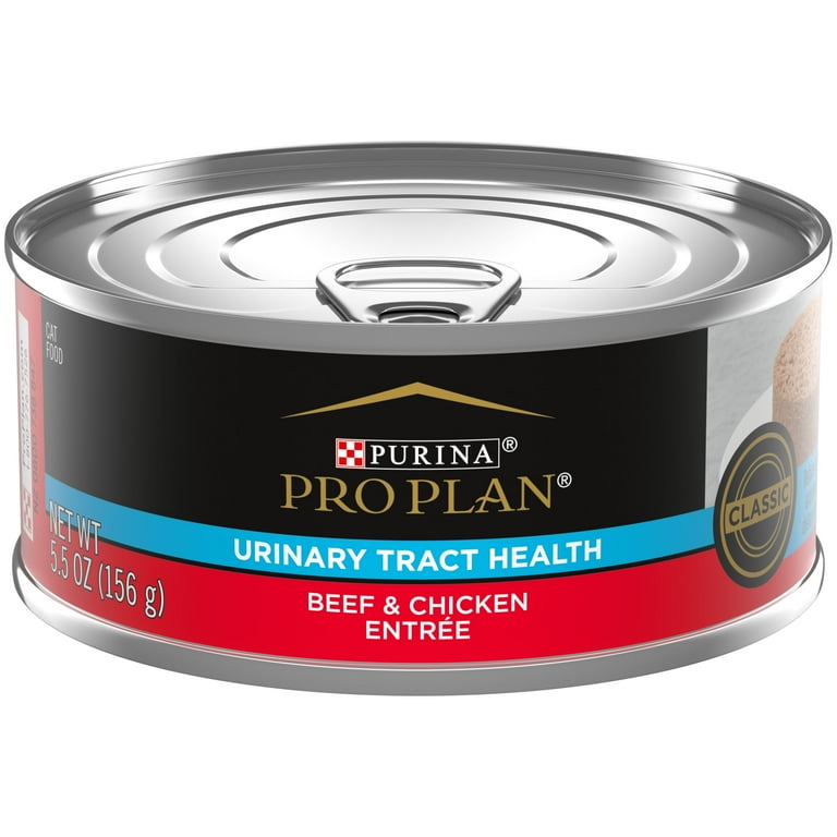 Purina Pro Plan Urinary Tract Health Beef and Chicken Entree Classic Cat Food