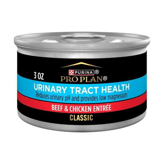 Purina Pro Plan Urinary Tract Health Beef & Chicken Flavor Wet Cat Food, 3 oz Cans (24 Pack), 24 Pack