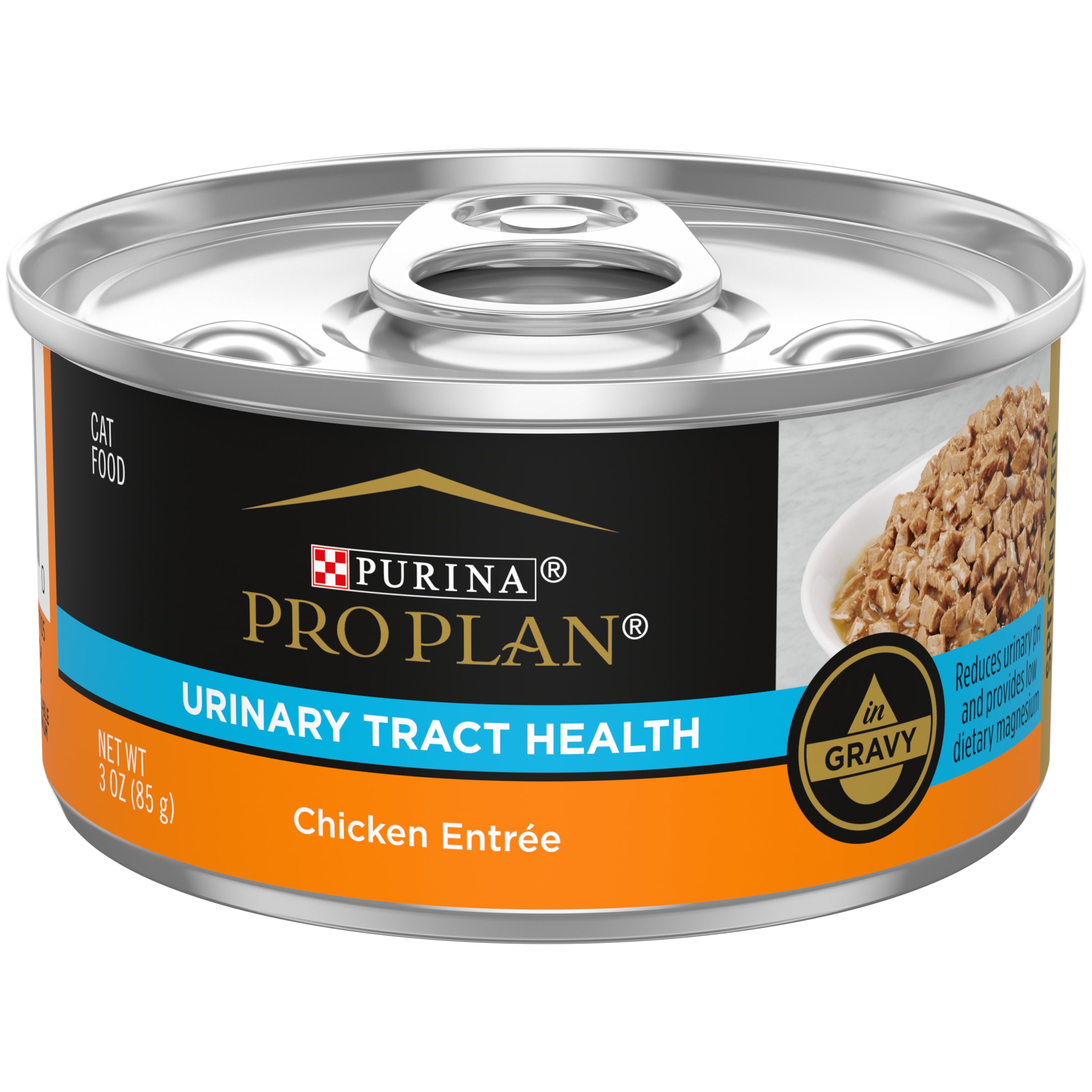 Purina Pro Plan Urinary Tract Health Wet Cat Food Chicken, 3 oz Cans (24 Pack) - image 1 of 9