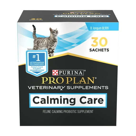 Purina Pro Plan Veterinary Supplements Calming Care Feline Calming Cat Supplements, 30 ct Box