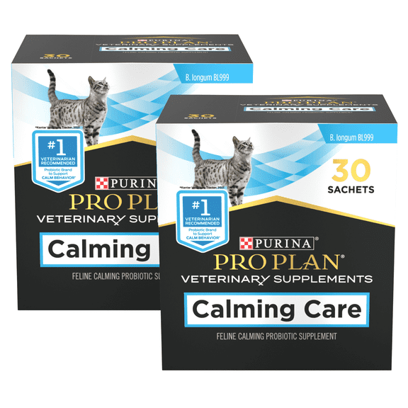 Purina Pro Plan Veterinary Supplements Calming Care Cat Supplements 30 ct. Box (2-Pack)