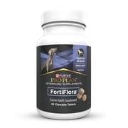 Purina Pro Plan Veterinary Supplements FortiFlora Chewable Dog Probiotic Supplement Tablets, 0.67 lb.