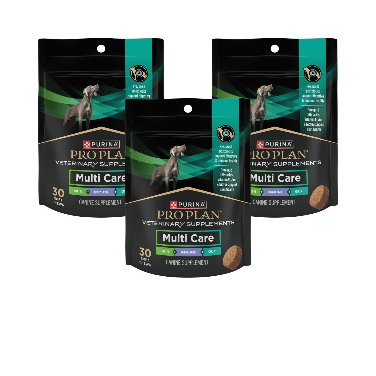 Purina Pro Plan Veterinary Supplements Multi Care Dog Supplements 30 ct. Pouch (3-Pack)