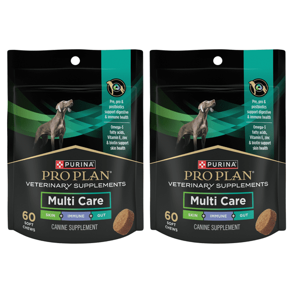 Purina Pro Plan Veterinary Supplements Multi Care Dog Supplements 60 ct. Pouch (2-Pack)