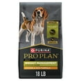 thumbnail image 1 of Purina Pro Plan Weight Management Dry Dog Food, Shredded Chicken and Rice, High-Protein Kibble with Probiotics, 34 lb Bag, 1 of 12
