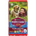 thumbnail image 1 of Purina Puppy Chow Dry Dog Food, High Protein Tender & Crunchy Real Beef Formula, 36 lb Bag, 1 of 9