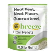 Purina Tidy Cats Breeze Non-Clumping Cat Litter Pellets, Low Dust, Odor Control, 3.5 lb. Pouch