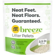 Purina Tidy Cats Breeze Non Clumping Cat Litter Pellets, Low Dust, Odor Control, 3.5 lb. Pouch