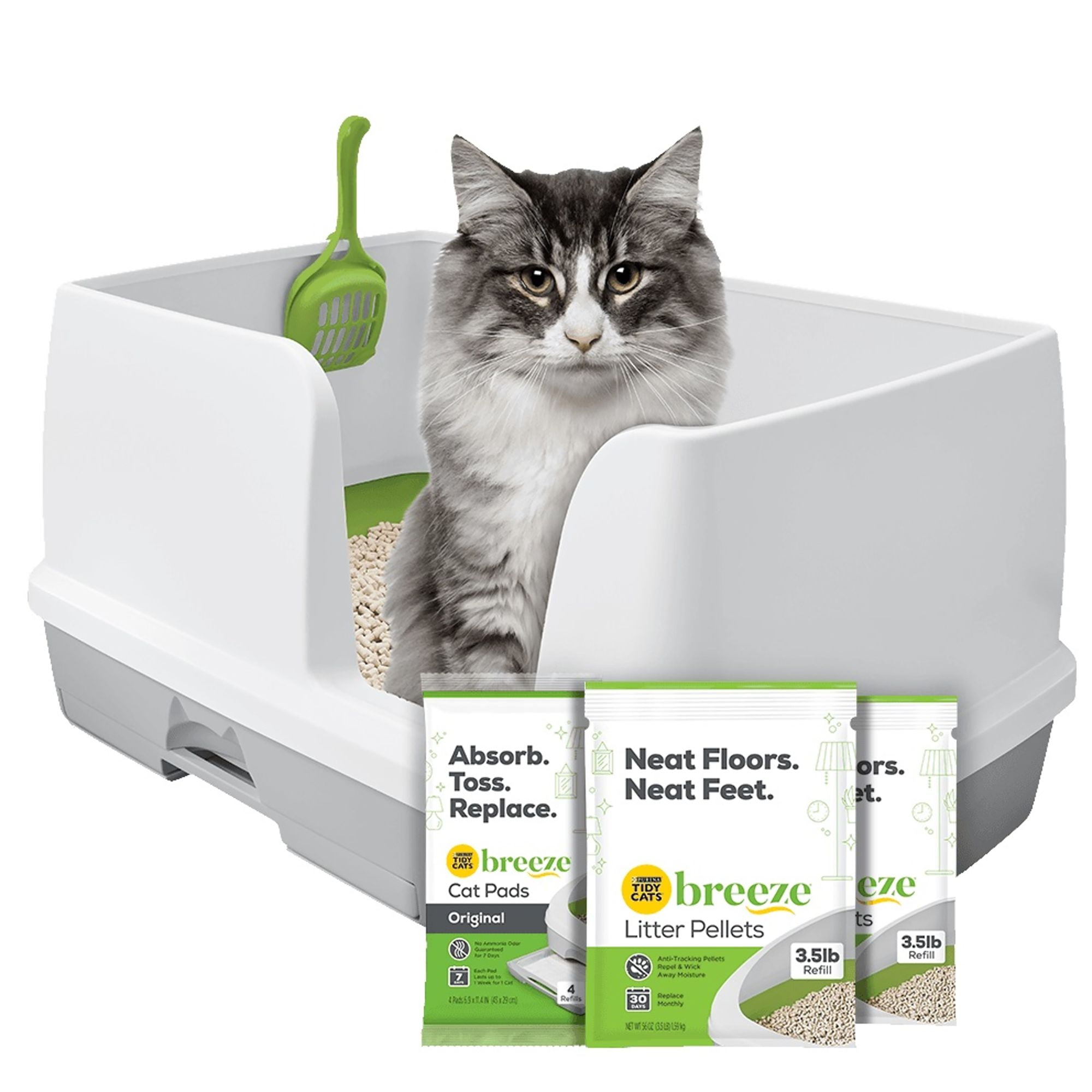 Purina Tidy Cats Breeze XL Cat Litter Box System - Walmart.com