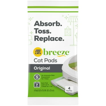 Purina Tidy Cats Cat Litter Breeze Pads Spring Clean Fragranced Cat Litter Pads Refill Pack