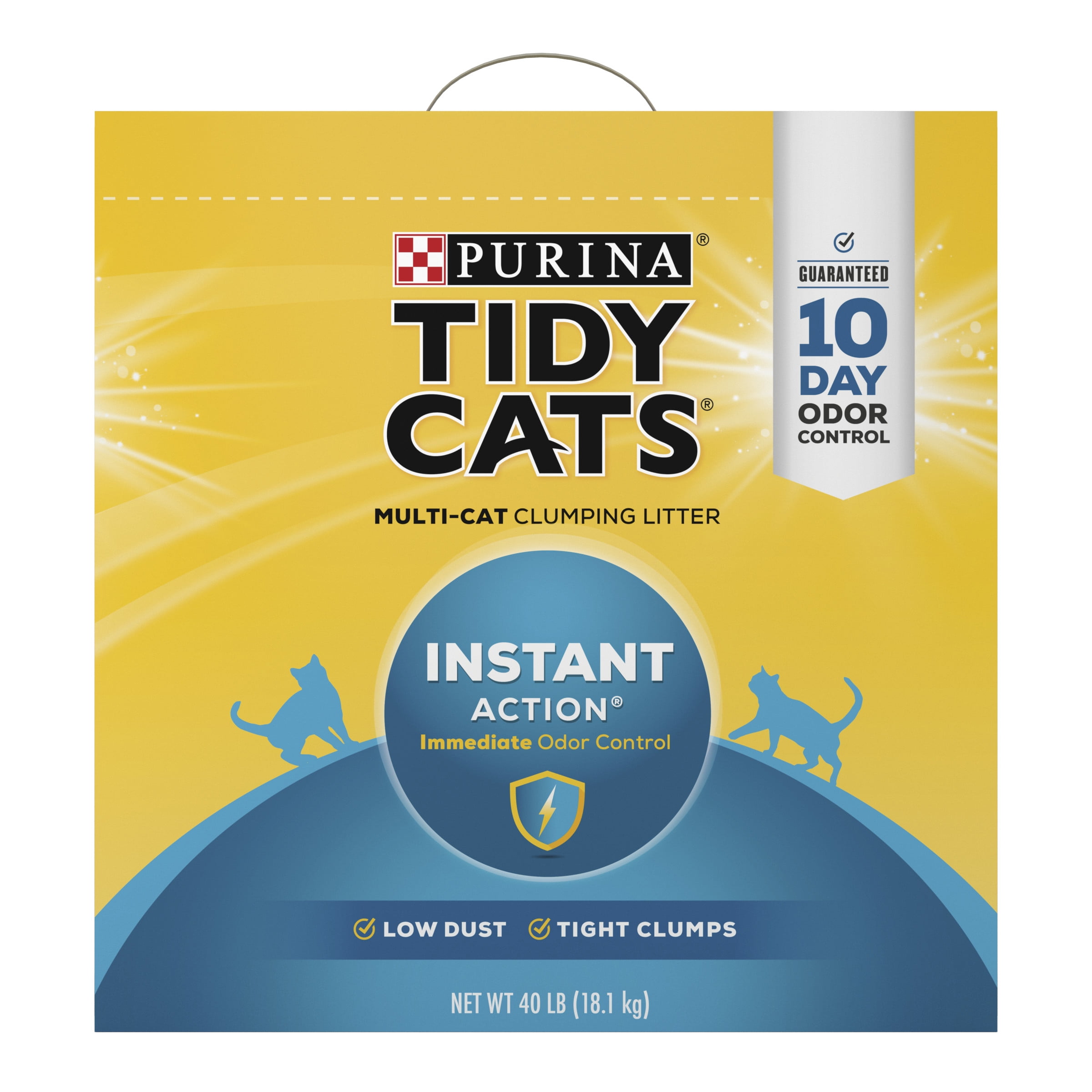 Purina Tidy Cats Non Clumping Litter System, Breeze XL All-in-One Odor  Control & Easy Clean Multi Cat Box