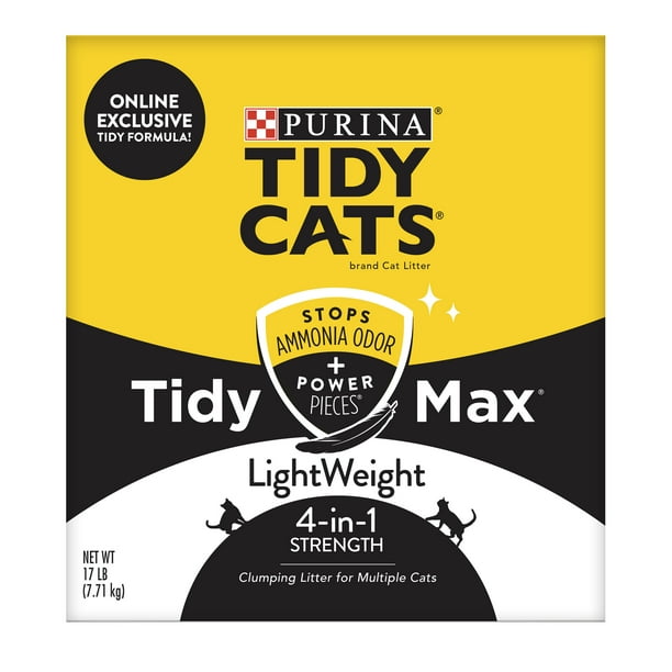 Purina Tidy Cats Clumping, LightWeight, Multi Cat Litter, Tidy Max 4 in