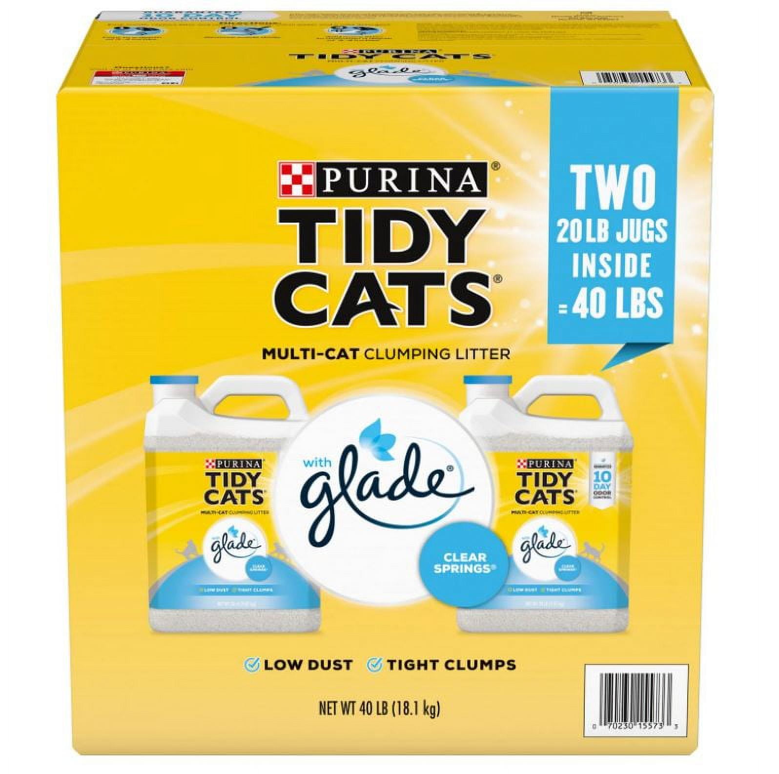 Purina Tidy Cats Clumping Litter with Glade Twin Pack (20 lb., 2 ct.)