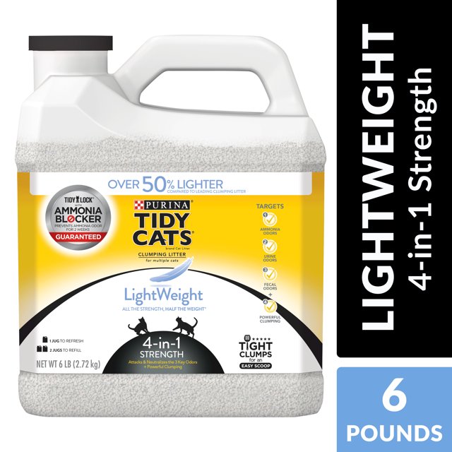 Purina Tidy Cats Light Weight, Low Dust, Clumping Cat Litter