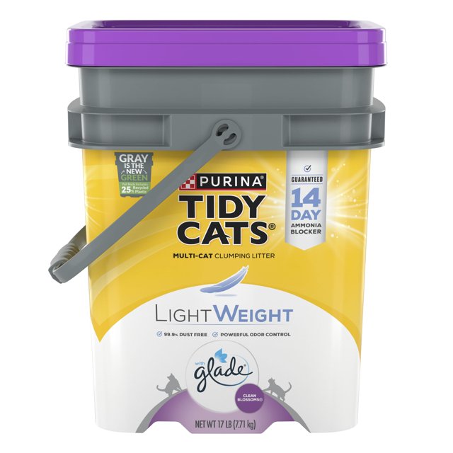 Purina Tidy Cats LightWeight Clumping Cat Litter, Low Dust, Glade Clean