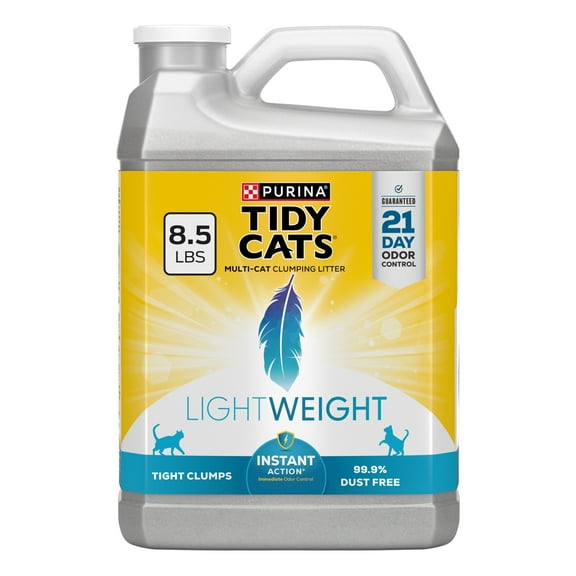 Purina Tidy Cats Instant Action LightWeight Cat Litter, Floral Scent, 8.5 lb Jug