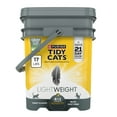 thumbnail image 1 of Purina Tidy Cats 4-In-1 Strength LightWeight Cat Litter, Floral Scent, 17 lb Pail, 1 of 10