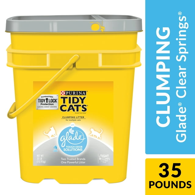 Purina Tidy Cats Clumping Cat Litter, Glade Clear Springs Deodorizing
