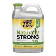 Purina Tidy Cats Naturally Strong, Clean Lemongrass Multi Cat Litter, 20 lb. Jug