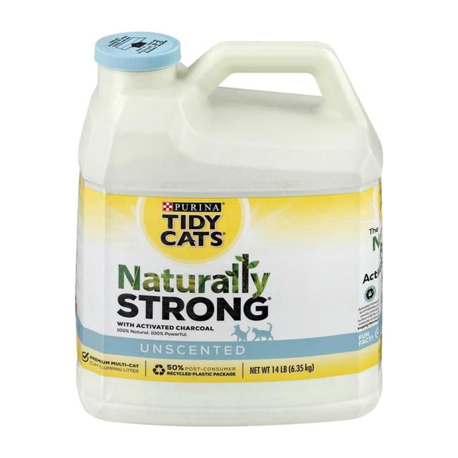 Purina Tidy Cats Naturally Strong Unscented Premium MultiCat Clay