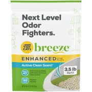 Purina Tidy Cats Non Clumping Cat Litter, Breeze Enhanced Pellets Multi Cat Litter, 3.5 lb. Bag